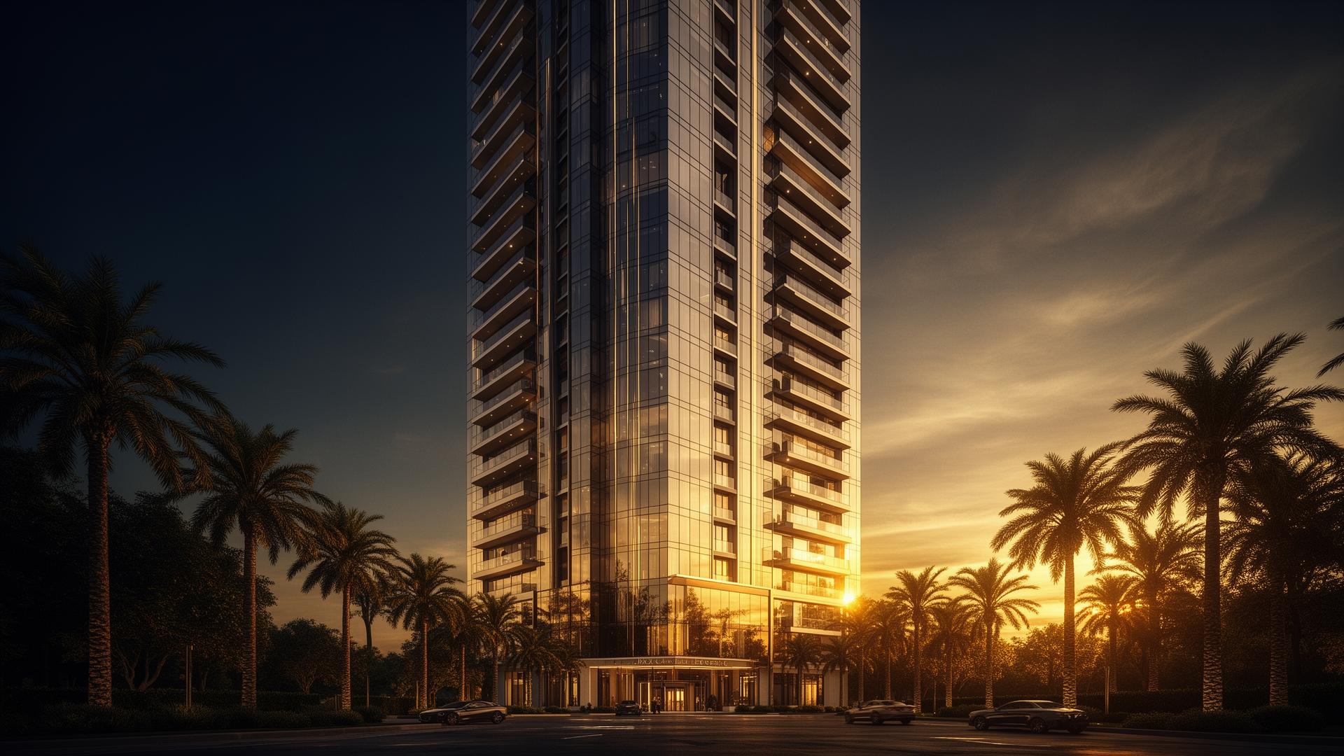 Luxury residential tower